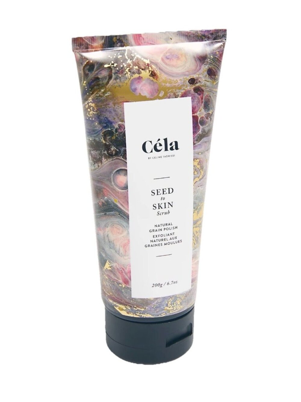 Céla Seed to Skin Body Scrub 6.7 oz Exfoliating & Moisturizing Scrub